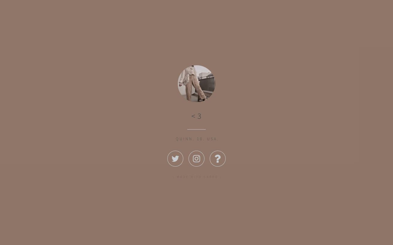 Carrd profile picture for @loveliest